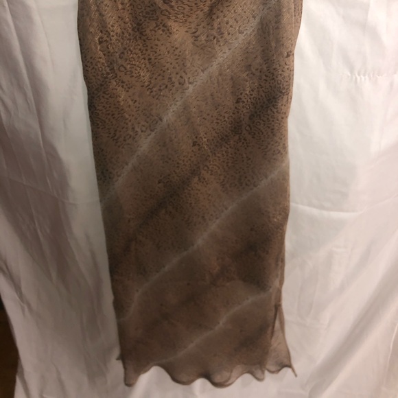 BLUE BLUSH- Sheer Leopard Blush Dress - Picture 2 of 6